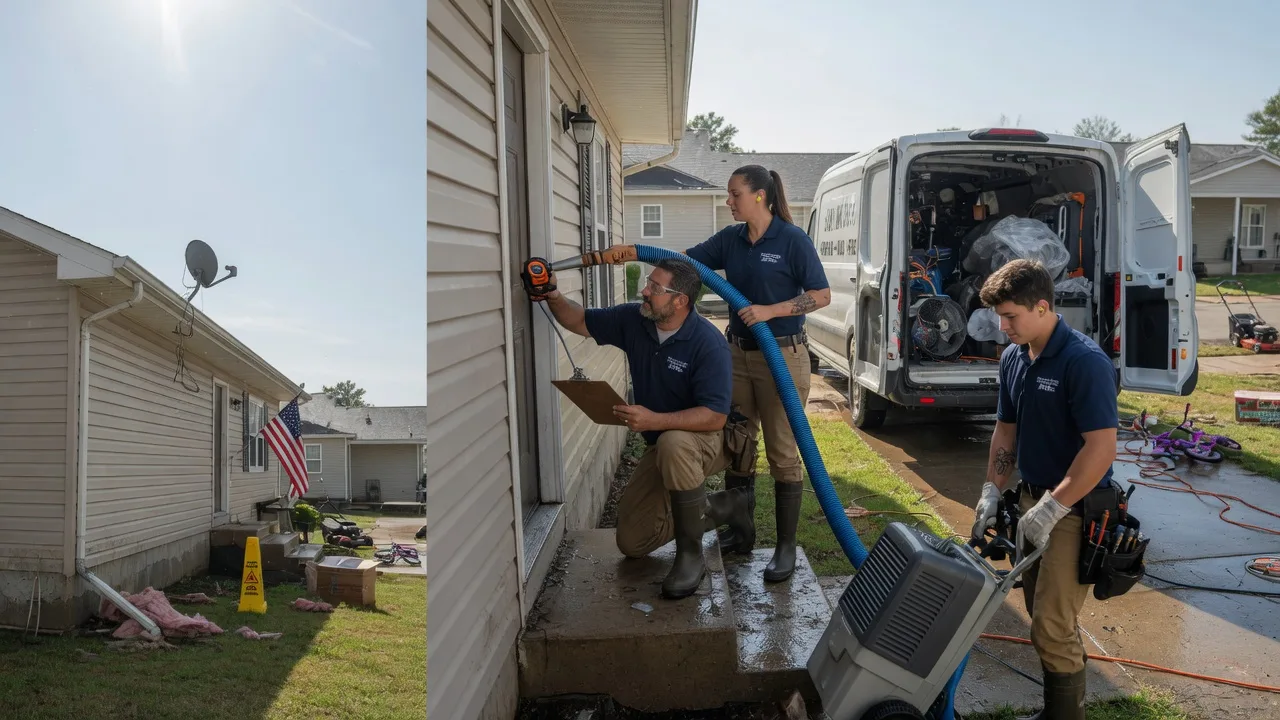 Ceiling Water Damage Restoration in Henrico, VA near me
